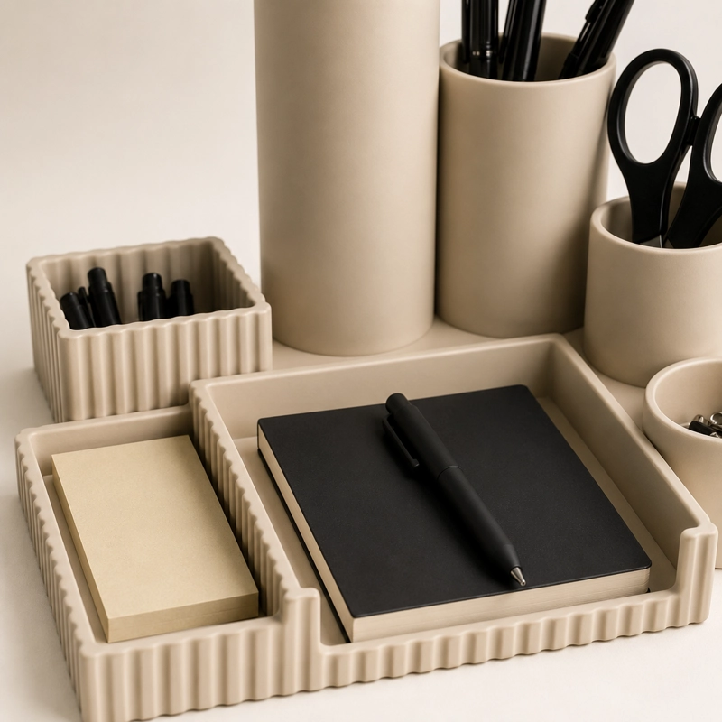ORGANIZADOR DE ESCRITORIO PRINTS PATRO MINIMALISTA - 2