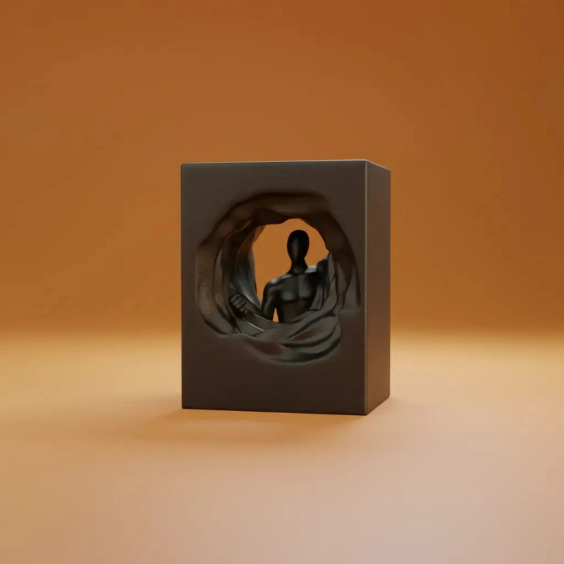 FIGURA DECORATIVA PRINTS PATRO - ESCULTURA ADE NTRESE MODERNA - 2