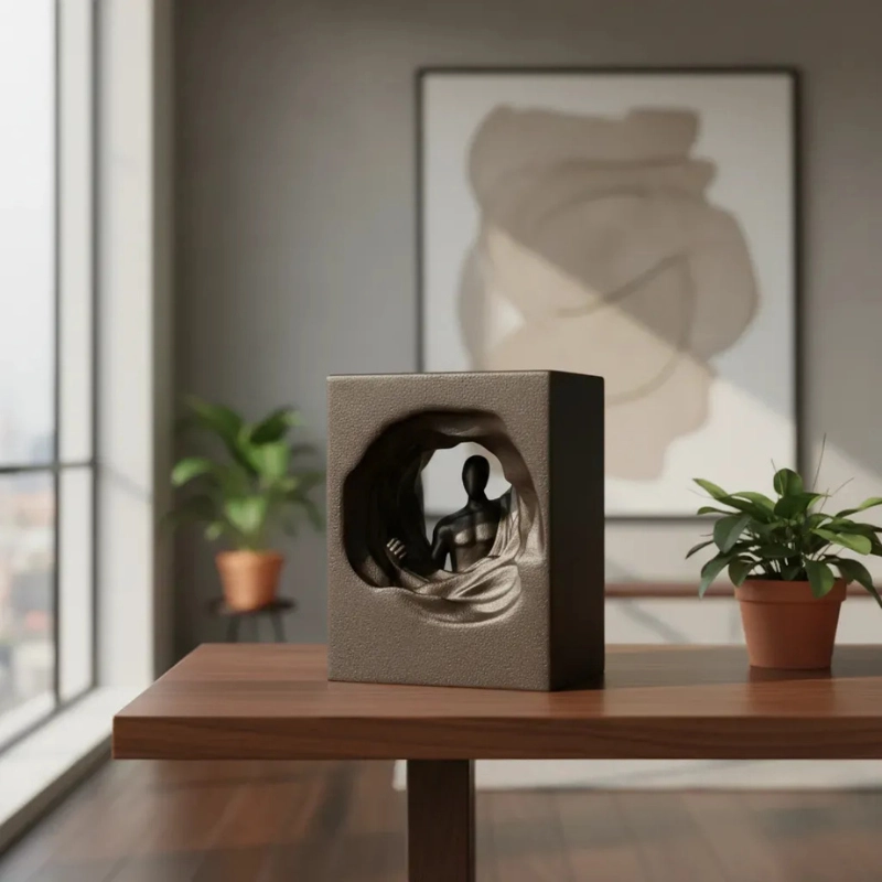 FIGURA DECORATIVA PRINTS PATRO - ESCULTURA ADE NTRESE MODERNA - 3