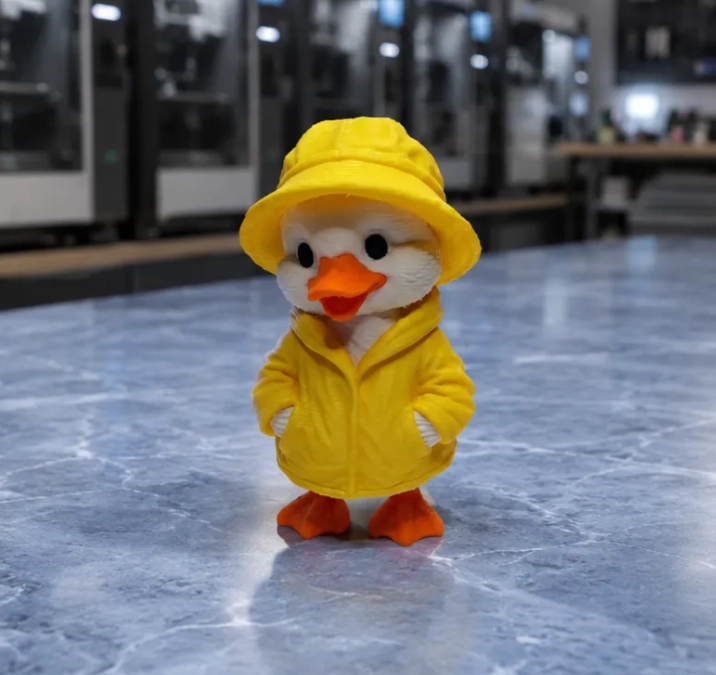 FIGURA DECORATIVA PRINTS PATRO- PATITO DE LLUVIA - 1