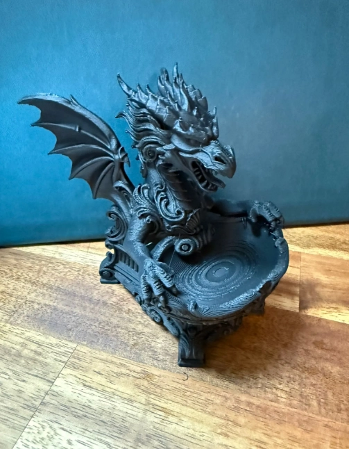 BANDEJA DECORATIVA PRINTS PATRO- DRAGON NEGRO - 2