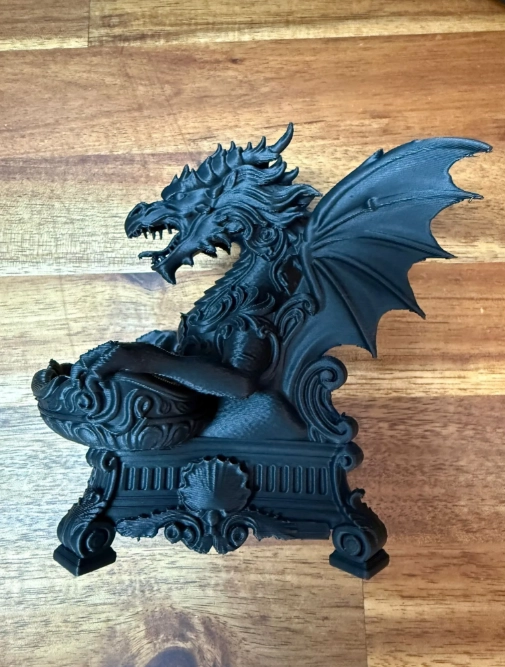BANDEJA DECORATIVA PRINTS PATRO- DRAGON NEGRO - 3