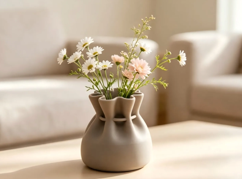 DECORACION ELEGANTE PRINTS PATRO - PEQUEÑO FLORERO - 1