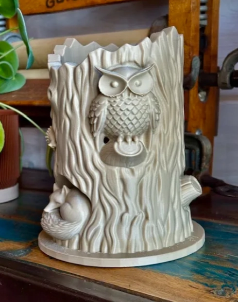 MACETERO DECORATIVO PRINTS PATRO- TRONCO DE ANIMALES - 2