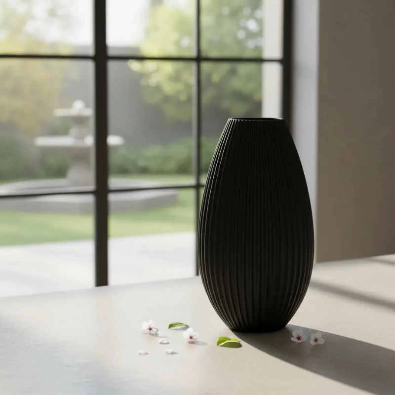 DECORACION ELEGANTE PRINTS PATRO - ESTILO VASE MODERNO - 1