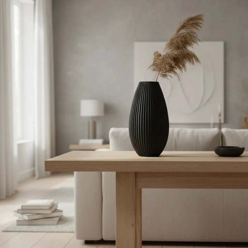 DECORACION ELEGANTE PRINTS PATRO - ESTILO VASE MODERNO - 2