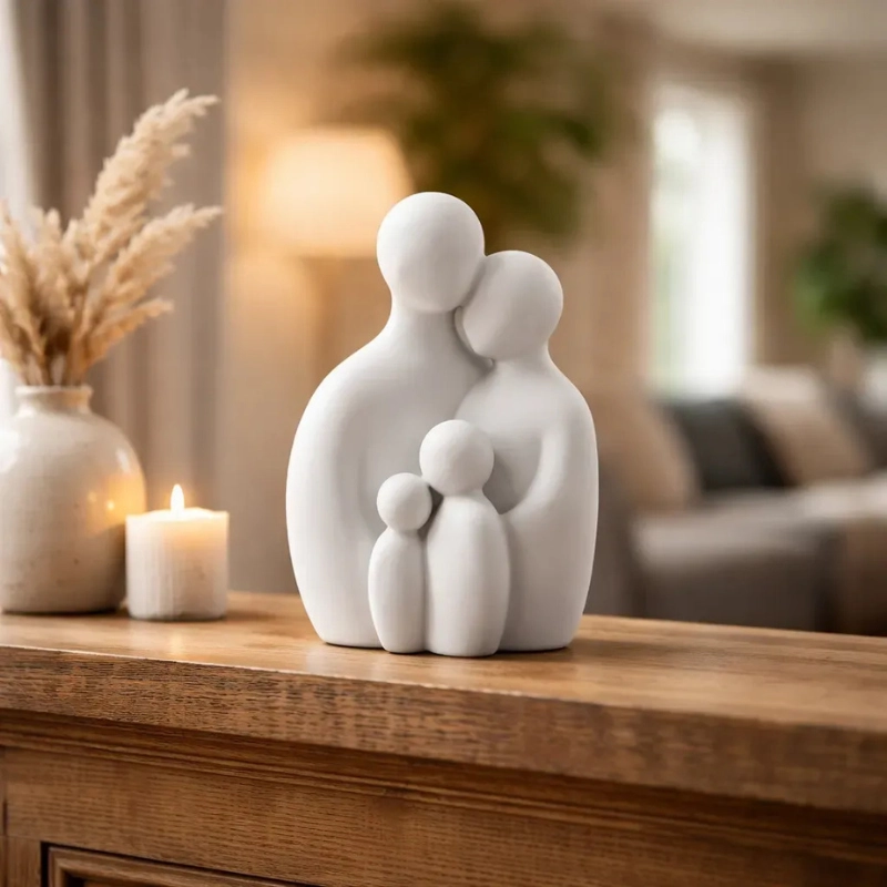 DECORACION ELEGANTE PRINTS PATRO - ESTILO FAMILIA DE CUATRO - 3