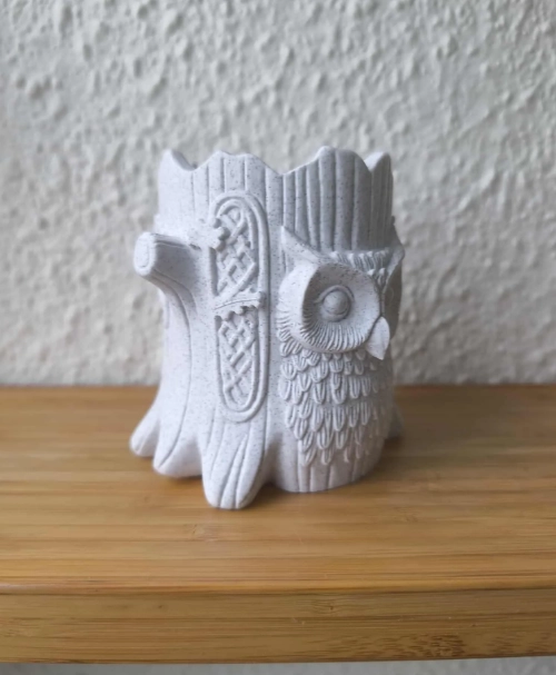 MACETERO PRINTS PATRO- TRONCO CON BUHO - 3