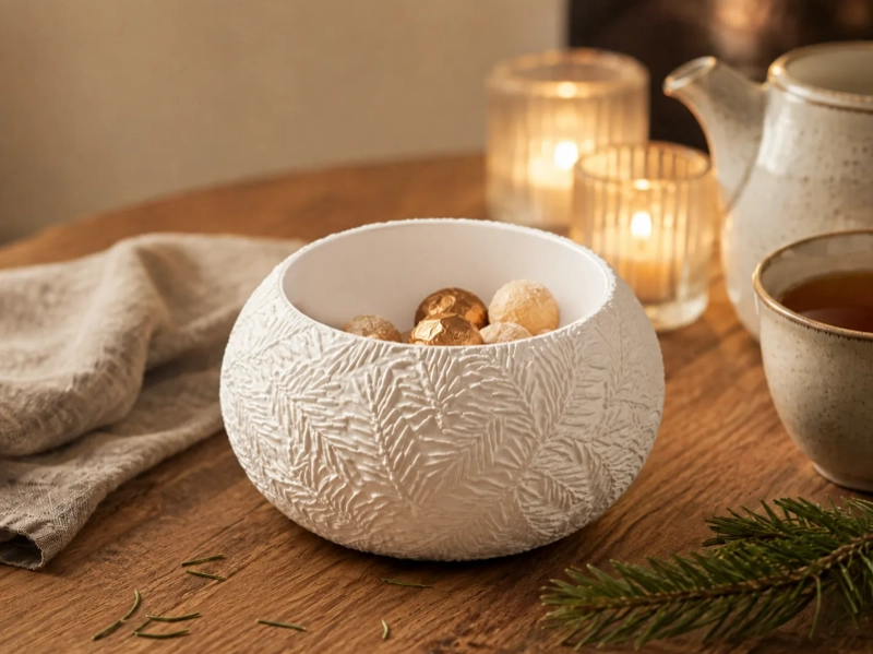 DECORACION HOGAR PRINTS PATRO - CUENCO CON RELIEVE NORDICO - 1