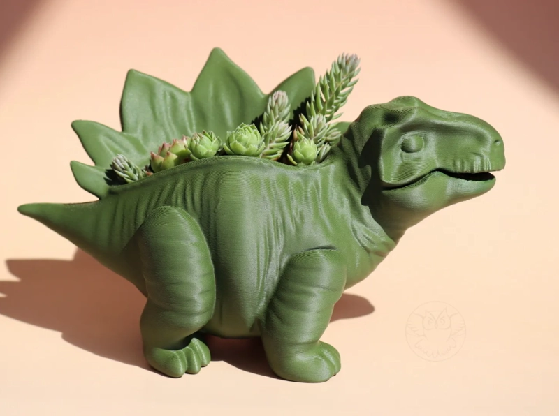 MACETERO DECORATIVO PRINTS PATRO- STEGOSAURUS - 3