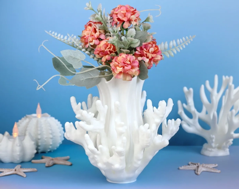 JARRON DECORATIVO PRINTS PATRO DE CORAL - 1