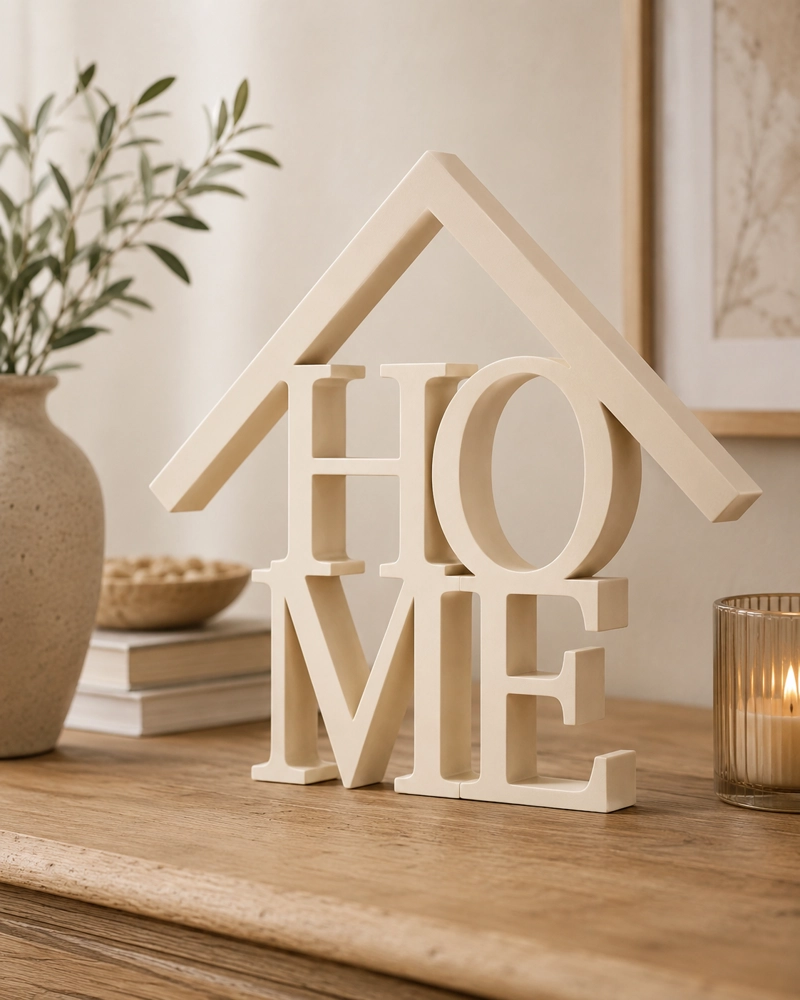 DECORACION ELEGANTE PRINTS PATRO - ADORNO DECORATIVO HOME BEIGE - 1