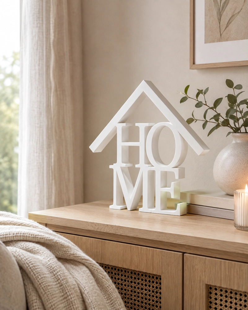 DECORACION ELEGANTE PRINTS PATRO - ADORNO DECORATIVO HOME BLANCO - 5