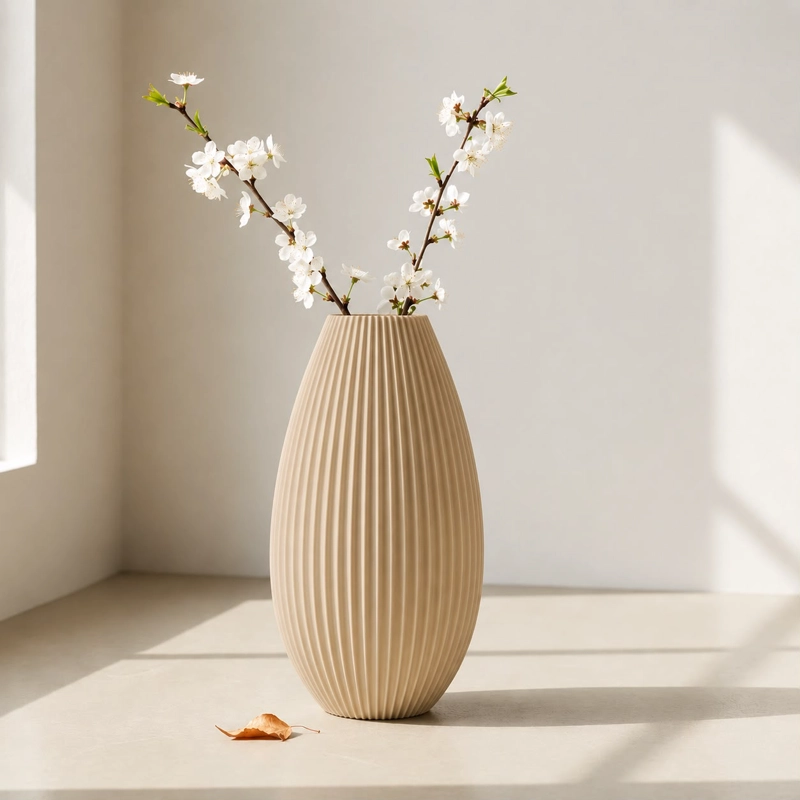 DECORACION ELEGANTE PRINTS PATRO - ESTILO VASE MODERNO - 1
