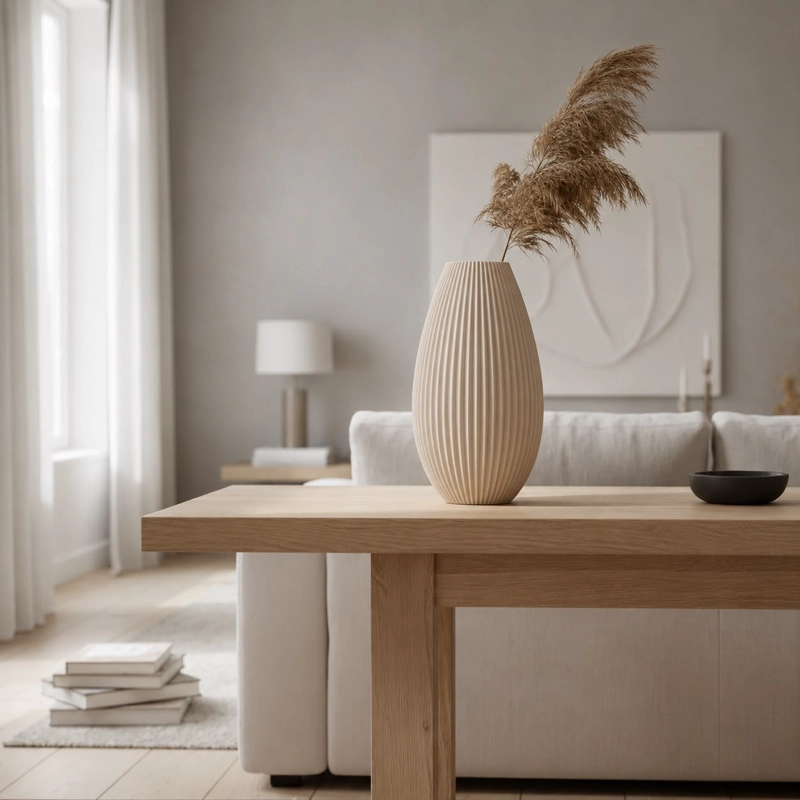 DECORACION ELEGANTE PRINTS PATRO - ESTILO VASE MODERNO - 2