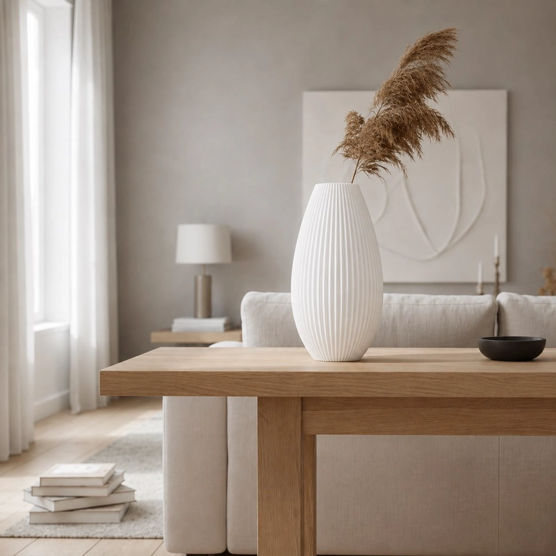 DECORACION ELEGANTE PRINTS PATRO - ESTILO VASE MODERNO - 2