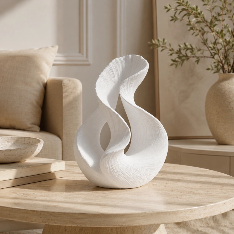 ESCULTURA ELEGANTE PRINTS PATRO - ESTILO DOBLE FLUJO BLANCO - 2