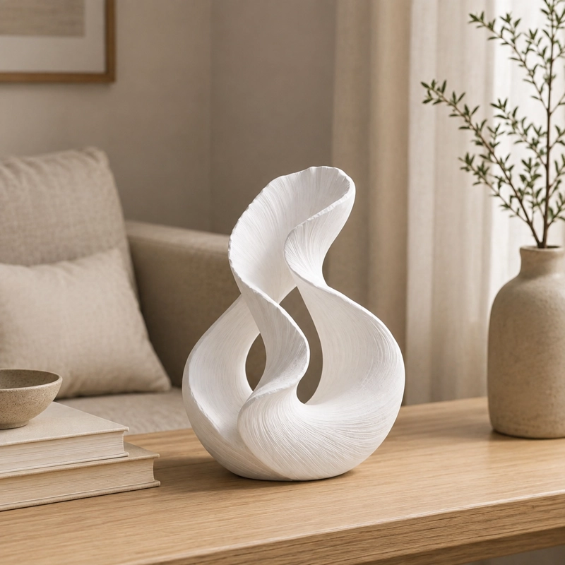 ESCULTURA ELEGANTE PRINTS PATRO - ESTILO DOBLE FLUJO BLANCO - 5