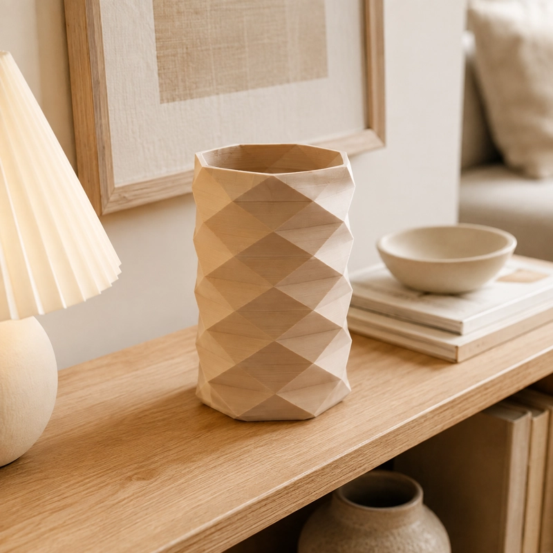 DECORACION ELEGANTE PRINTS PATRO - ORGANIZADOR MODERNO BEIGE - 5