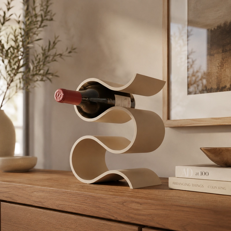 PORTA VINO - MINIMALISTA Y ELEGANTE - IDEAL PARA REGALO - 3
