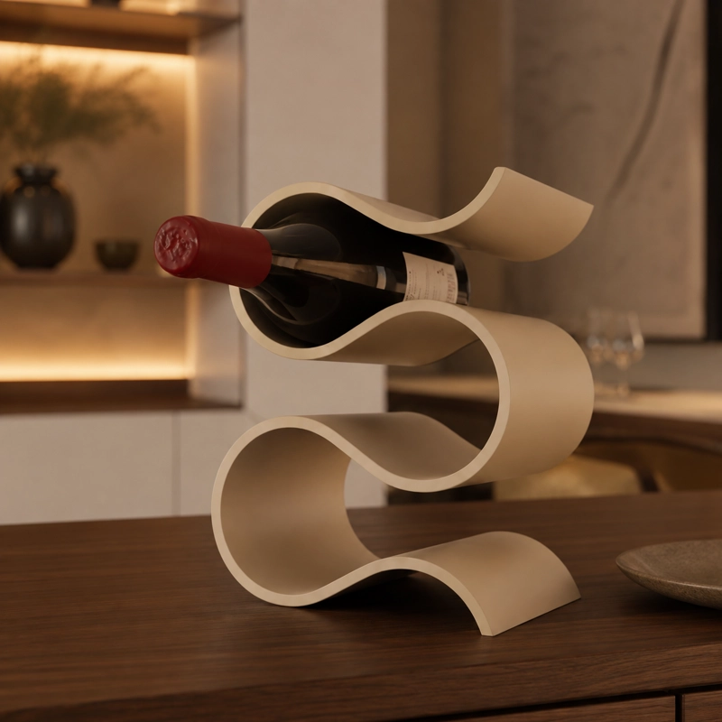 PORTA VINO - MINIMALISTA Y ELEGANTE - IDEAL PARA REGALO - 5