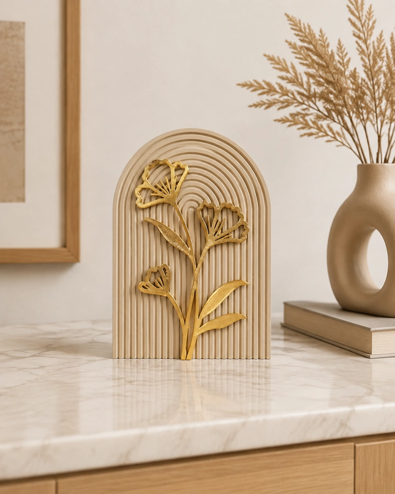 DECORACION ELEGANTE PRINTS PATRO - ESTILO MODERNA DE ARCO BOHO BEIGE - 5