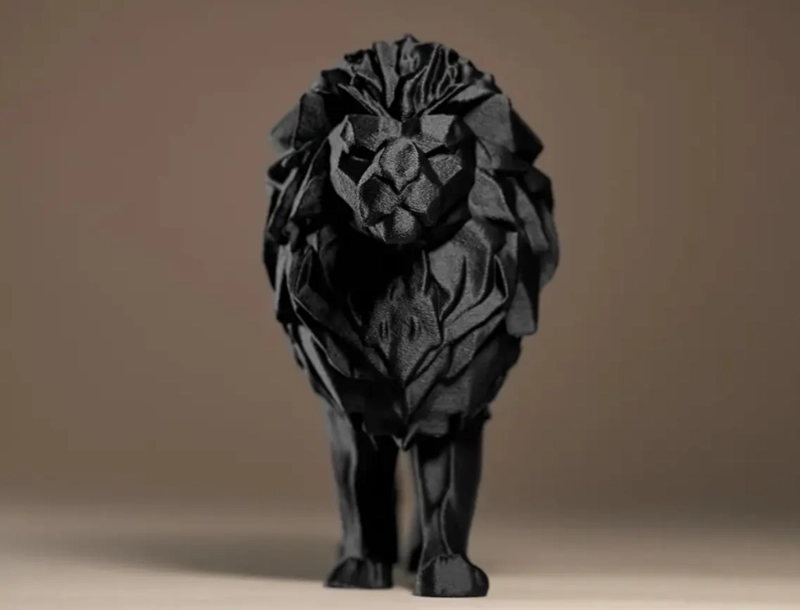 ESCULTURA LEON MINIMALISTA RE PLICA PRINTPATRO3D BLANCO - 2