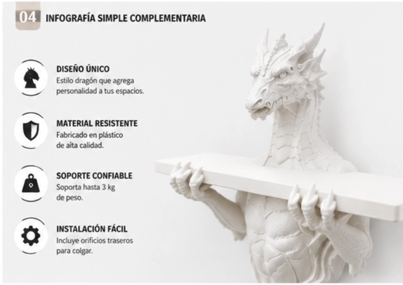 ESTANTERIA DE PARED- DRAGON GUARDIAN - 3