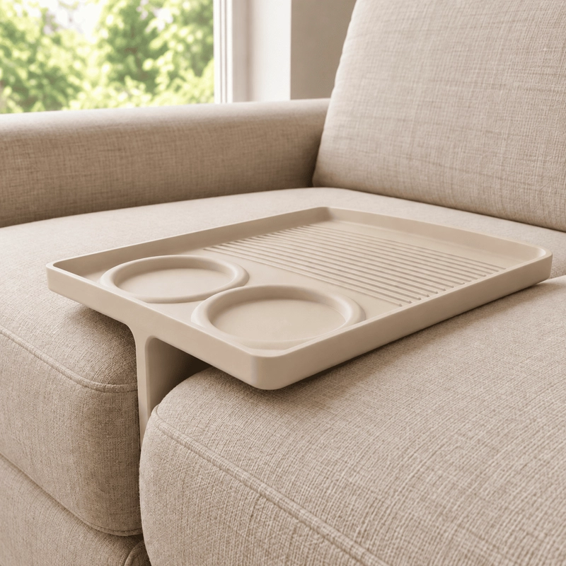 LA FIGURA DECORATIVA BANDEJA DE SOFA DE PRINTSPATRO3D ES UNA PIEZA UNICA QUE COMBINA FUNCIONALIDAD Y - 1