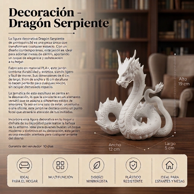 DECORACION - DRAGON SERPIENTE - 2