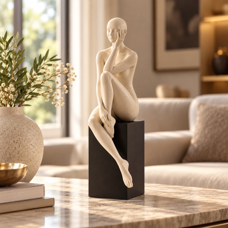 ESCULTURA ELEGANTE PRINTS PATRO - ESTILO MUJER ESTE TICA BEIGE - 4