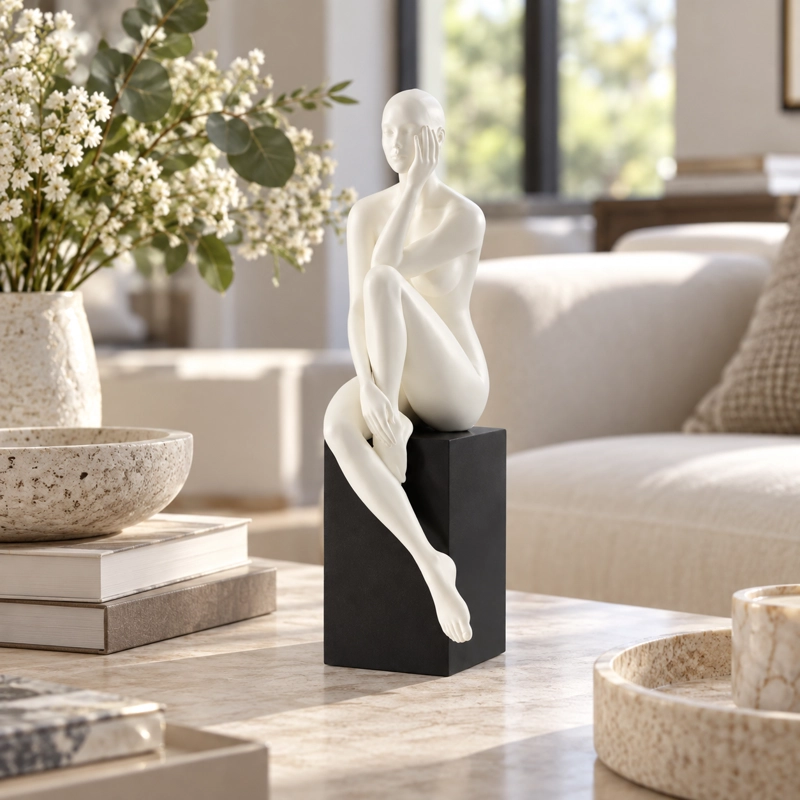 ESCULTURA ELEGANTE PRINTS PATRO - ESTILO MUJER ESTE TICA BLANCO - 4