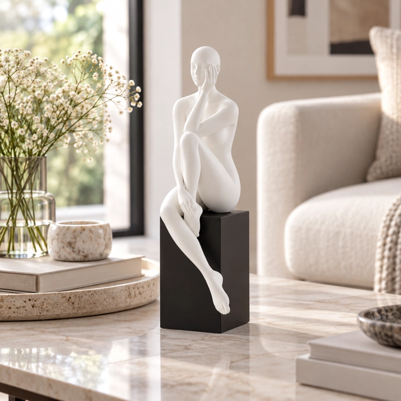 ESCULTURA ELEGANTE PRINTS PATRO - ESTILO MUJER ESTE TICA BLANCO - 5