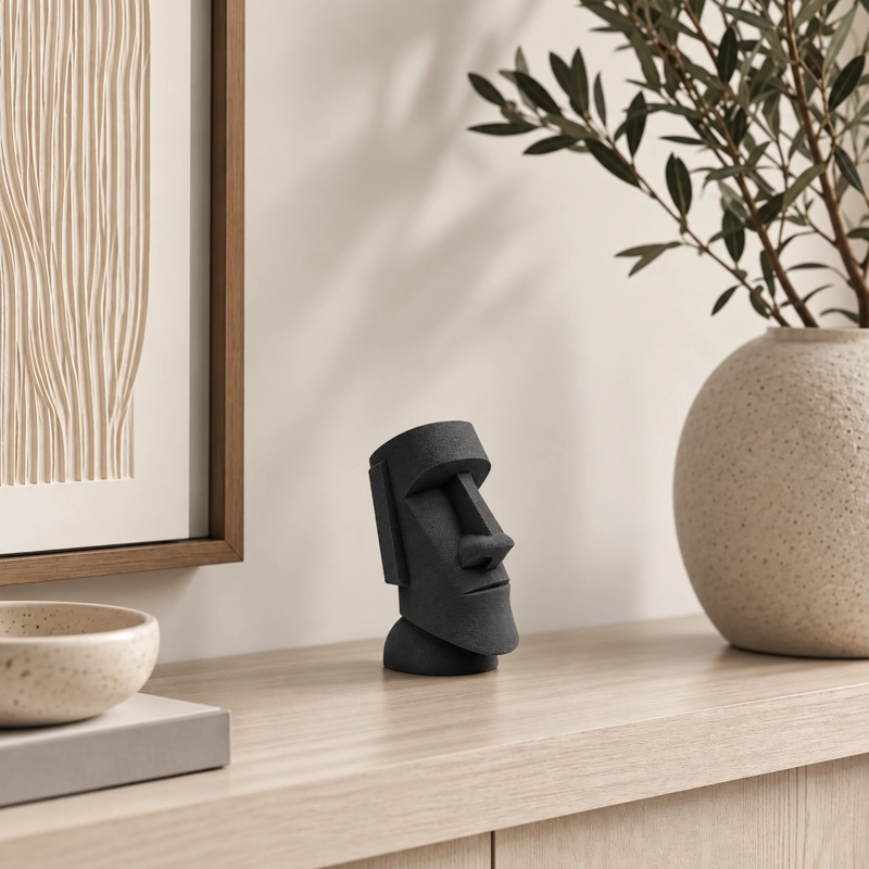 DECORACION - FIGURA DE MOAI RAPA NUI - 1