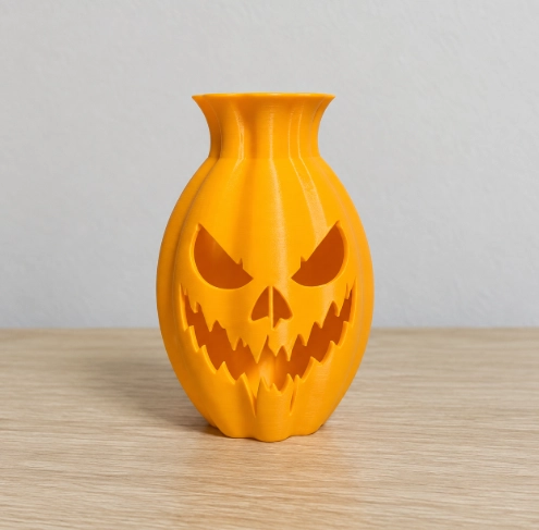JARRON DE CALABAZA DE HALLOWEEN NEGRO 20 CM PARA HOGAR - 1