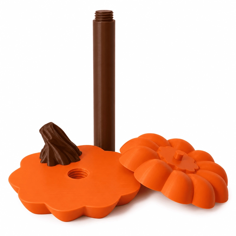 PORTA TOALLA DE PAPEL CALABAZA HALLOWEEN 3D DECORATIVO COCINA - 3