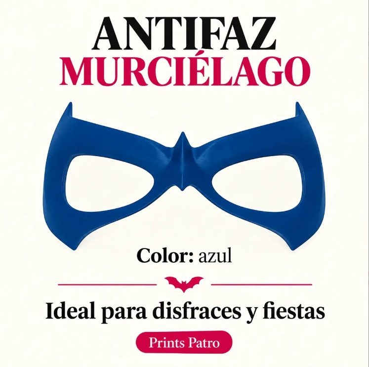 MASCARA DE NIGHTWING - DISFRAZ/COSPLAY HALLOWEEN NIGHT WING - 3