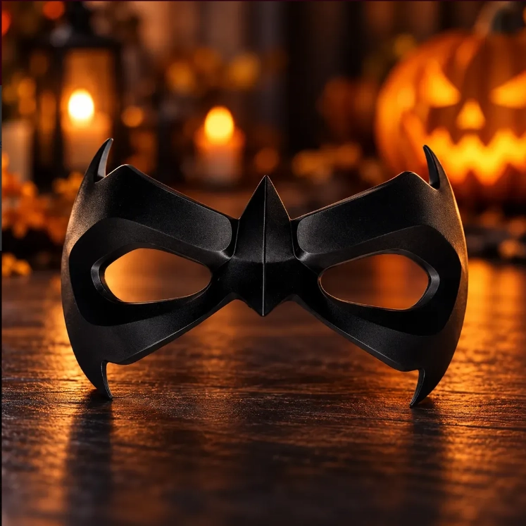 MASCARA ROBIN PARA COSPLAY/HALLOWEEN/EVENTOS PRINTS PATRO - 2