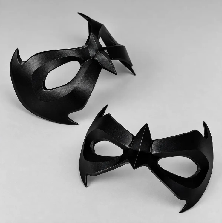 MASCARA ROBIN PARA COSPLAY/HALLOWEEN/EVENTOS PRINTS PATRO - 3