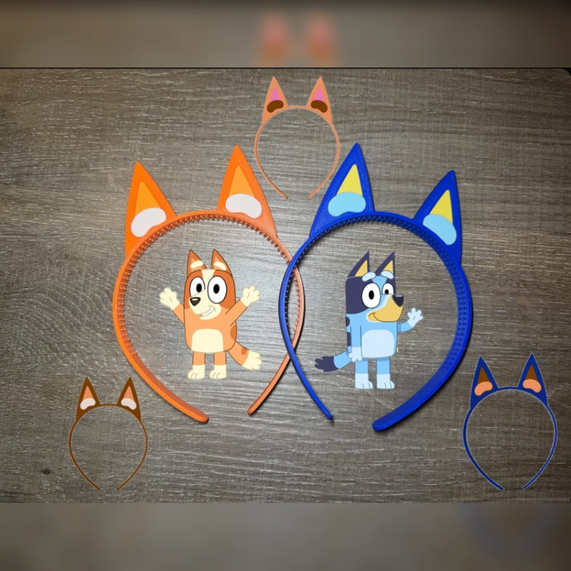 DIADEMA OREJAS BLUEY ACCESORIO PARA DISFRAZ Y FIESTA BLUEY - 3