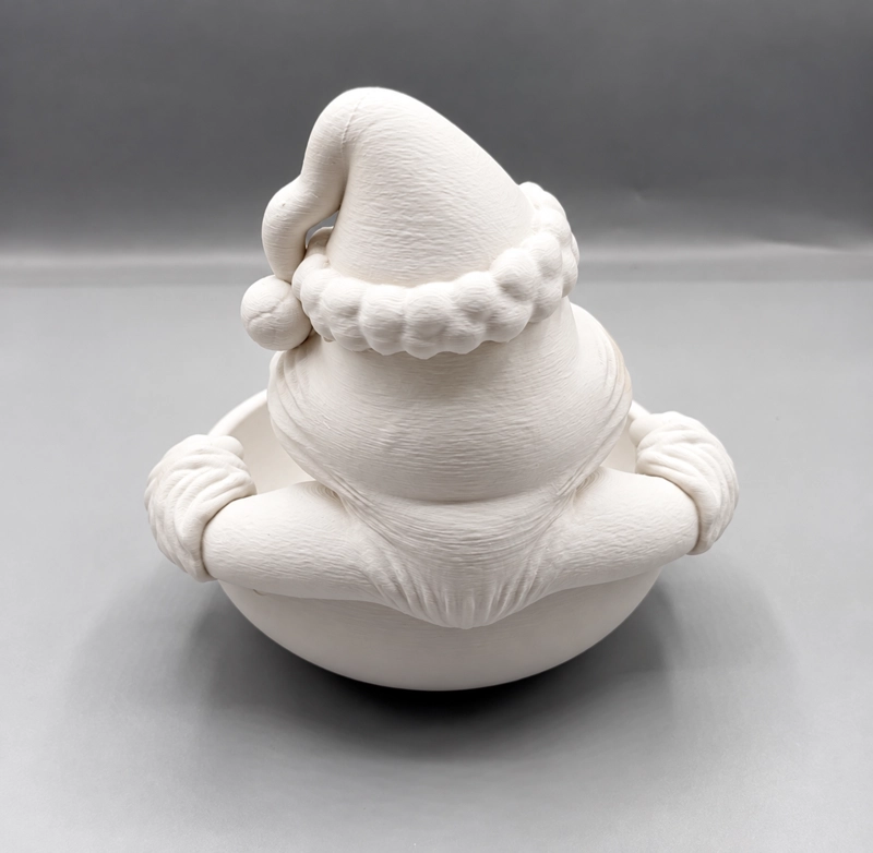 BOWL DECORATIVO- GRINCH TRAVIESO NAVIDAD 13 CM BLANCO - 5
