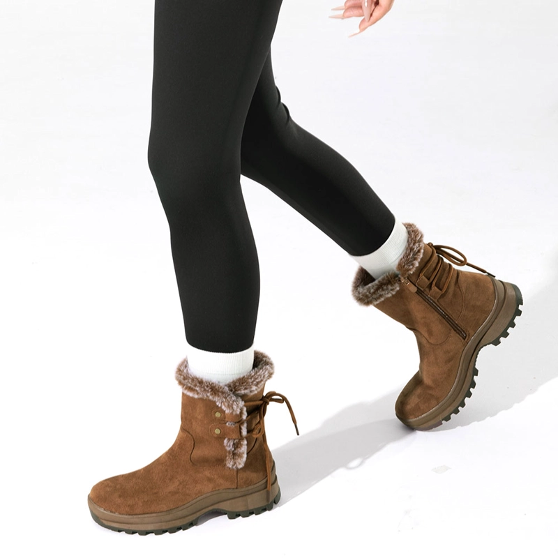 BOTIN MUJER CASUAL CON FELPA PLATAFORMA VINTAGE WEIDE CZY611 - 3