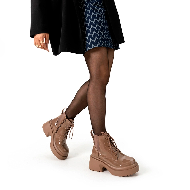 BOTIN CAQUI CASUAL WEIDE DH67 - 2