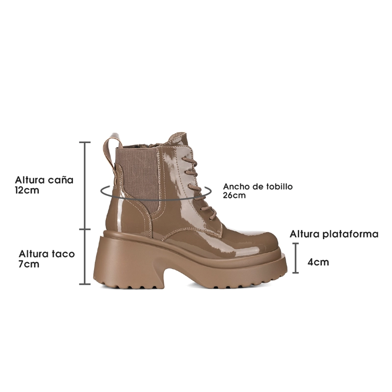 BOTIN CAQUI CASUAL WEIDE DH67 - 6