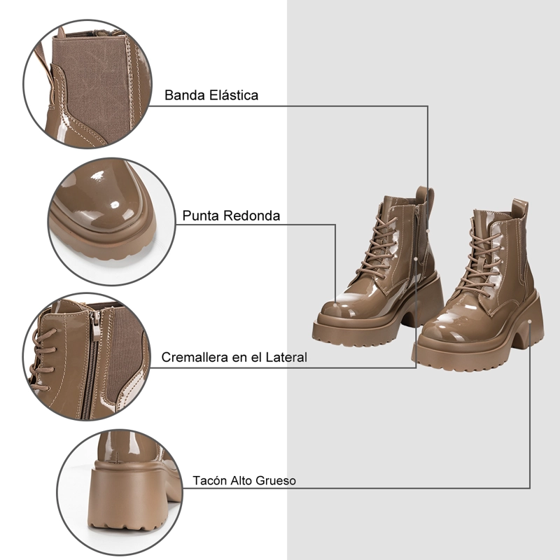 BOTIN CAQUI CASUAL WEIDE DH67 - 7