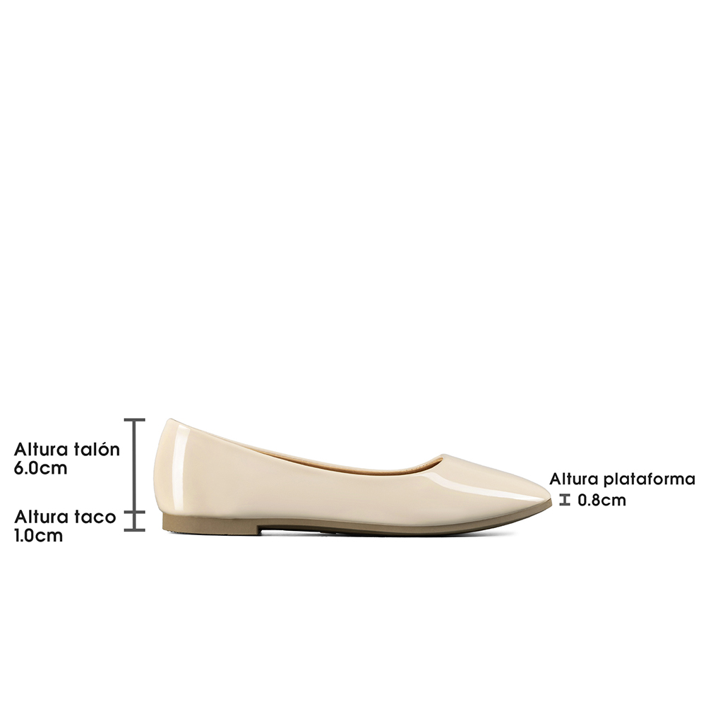 BALLERINA CONFORT PU ACHAROLADO MUJER WEIDE YOU511 - 8
