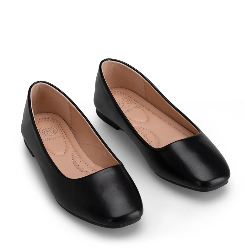 BALLERINAS ECO CUERO NEGRO CASUAL MUJER WEIDE GH81 - 3