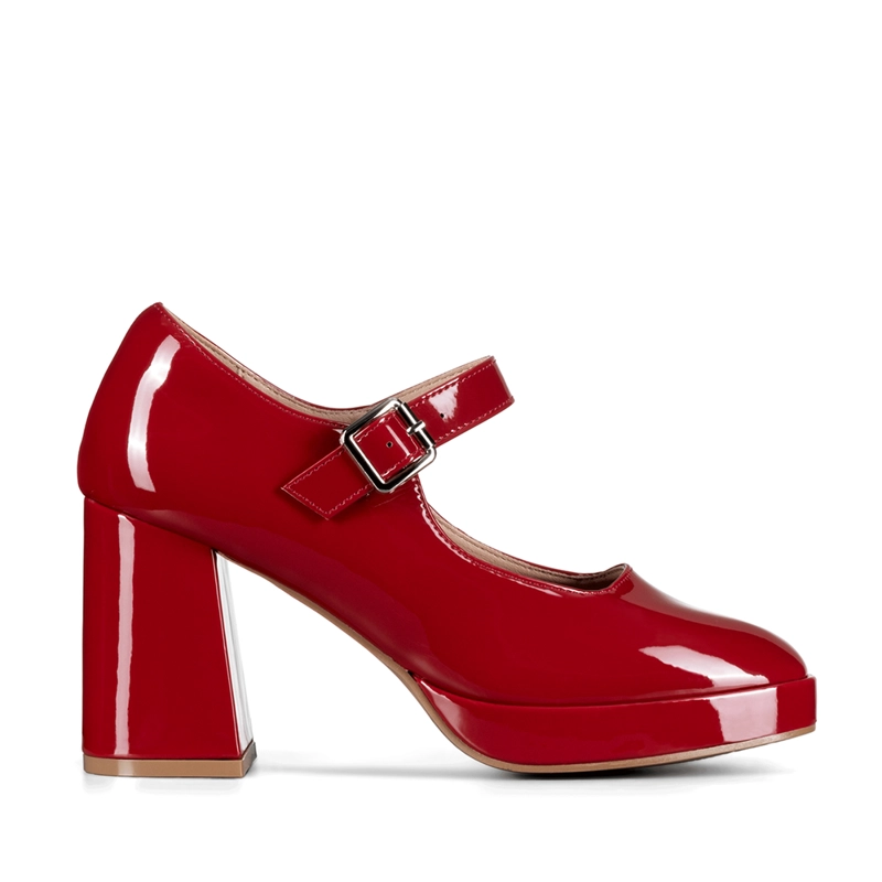 ZAPATO MARY JANE TACONES ELEGANTE CHAROL MUJER WEIDE YL83 - 1