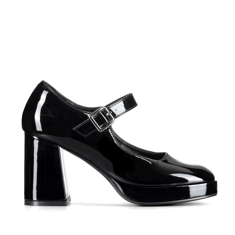 ZAPATO MARY JANE TACONES ELEGANTE CHAROL MUJER WEIDE YL83 - 1
