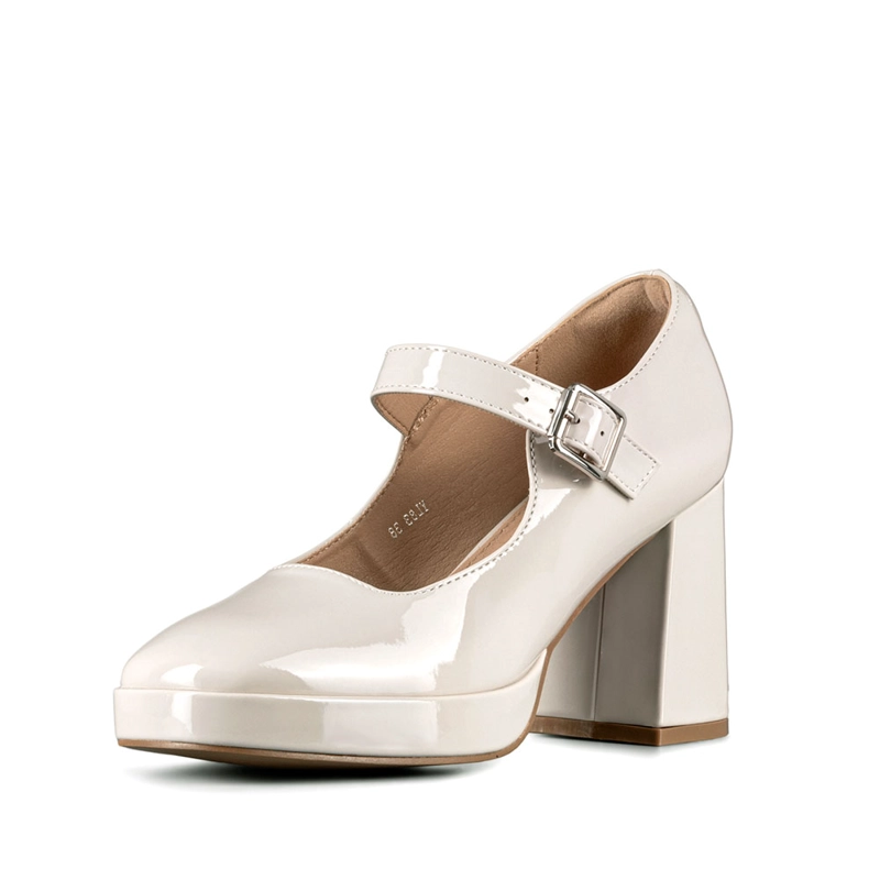 ZAPATO MARY JANE TACONES ELEGANTE CHAROL MUJER WEIDE YL83 - 5